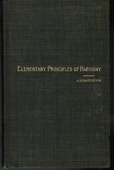 Hardcover Elementary Principles of Harmony Book