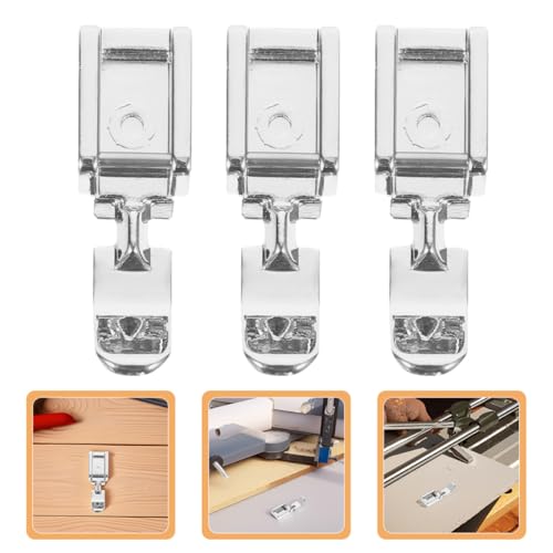 LIFKOME set de 3 pies prensatelas ajustables para máquina de coser miniatura 7