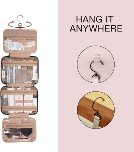 Large Hanging Toiletry Bag for Travel - Women’s Cosmetic Organizer - Image 3