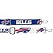 Littlearth NFL Clear Pattern Strap Bag Buffalo Bills