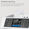 Safescan 2985-SX Money Counter Machine with Counterfeit Detection, Multi-Currency, Mixed Denomination, Bank Quality, High-Speed Counts and Sorts 1,200 Bills per Minute, 7 Point Counterfeit Check