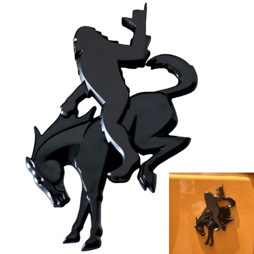 Add-A-Squatch to Your Bronco, 3x4 inch Emblem Overlay, Black and Bronze Design, 3M Adhesive Decal for 2021-2025 Models (Black, Loose & Horse Emblem Set) Add-A-Squatch to Your Bronco, 3x4 inch Emblem Overlay, Black and Bronze Design, 3M Adhesive Decal for 2021-2025 Models (Black, Loose & Horse Emblem Set)