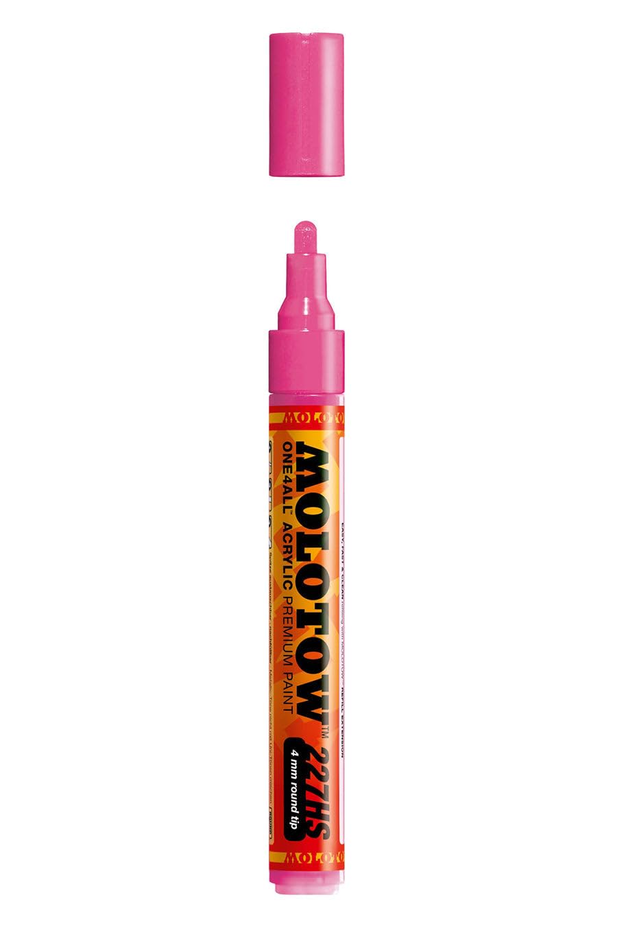 Molotow 227-HS Marker ONE4ALL 4 mm Tip 9.0 ml Neon Pink