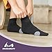 BraceAbility Bunion Relief Socks - Bunion Corrector for Women and Men - Split-Toe Separator Support Pad Socks, Big Toe Straightener Alignment, Hallux Valgus, Tailor's Foot Pain Relief (1 Pair - L)
