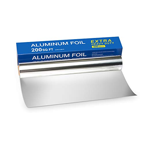 Mntlo Superior Extra Heavy Duty Aluminum Foil Grilling Foil 200 Sq Ft（15 Inches X 160 Feet) With About 30 Thicker More Than Regular Heavy Duty Tin Foil #TOP3