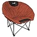 Skandika Moonchair Saramo Rose | Kleiner bequemer Campingstuhl, gepolstert, klappbar, Tragegriff und Tragetasche, Anti-Rutsch-Füße, max. 120 kg, wasserabweisend | Camping Sessel, Mondsessel