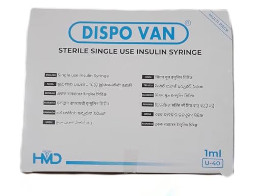 Image of Dispovan insulin syringe 1ml U-40
