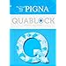 Pigna Quablock Evolution A4 Blöcke 5er Pack - 40 Blatt, 4-Loch, Verstärktes Band, 80g/m² Papier
