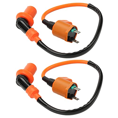 Alonegoer 2Pcs Gy6 Ignition Coil Compatible With Chinese 50Cc 125Cc 150Cc Ruckus Roketa Taotao Sunl Jonway Motorcycle Dirt Bike Moped Scooter Atv Go Kart #TOP5