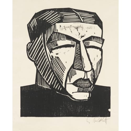Toile Karl Schmidt-Rottluff Mother 61x45,7 cm pour grand mur vide