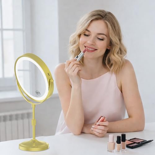 Espejo para Maquillaje Luz 9" con 10X y Ajuste Altura miniatura 6