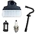 Replacement Pack of Air Filter, Oil Filter, Hose Tube, Spark Plug 