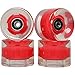 FREEDARE Skateboard Wheels 60mm 83a with Bearings and Spacers Cruiser Wheels (Pack of 4)