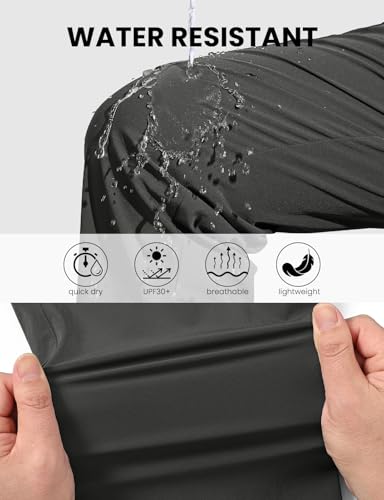 TBMPOY Men's Lightweight Hiking Pants Quick Dry 4 Pockets Stretch Water Resistant Travel Fishing Convertible Zip Cargo Jogger2