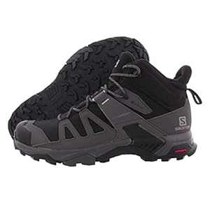 SALOMON X Ultra 4 Mid multifunctionele schoenen voor heren, Zwarte Magneet Parel Blauw, 48 EU
