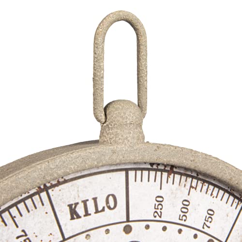 Creative Co-Op Metal Reproduction Of Hanging Produce Scale Clock #TOP2