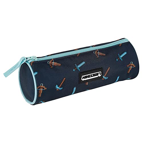 Estuche Gamer Case Minecraft Pica Pica - Portatodo Con 1 Compartimento - Interior Forrado Y Cierre De Cremallera - Fabricado Con Poliéster Muy Resistente - 8 X 22 X 8 Cm - Toybags