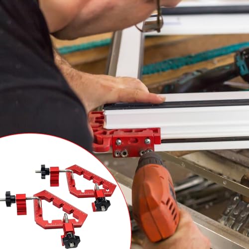 Instruments de mesure d'angle et règle de précision en d'aluminium pour menuiserie - 2