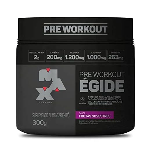 Egide Pre-Workout 300G Max Titanium (Frutas Silvestres)