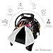 Baby Car Seat Canopy Cover for Mom, Soft Breathable Nursing Breastfeeding Covers Multi Use Stroller Sun Shade Newborn Shower Gift，Music Style