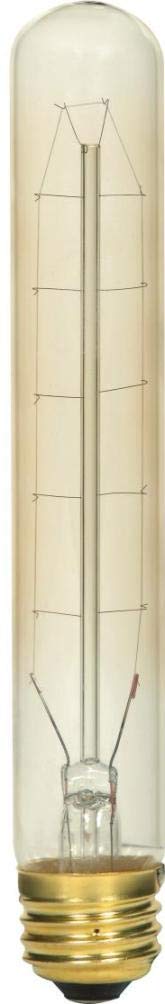 Satco S2421 Vintage 40 Watt; T9 Incandescent; Clear; 3000 Average Rated Hours; 160 Lumens; Medium Base; 120 Volt
