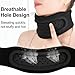 Younuoda Neck Brace Support Cervical Collar Silicone Posture Corrector for Men and Women Relieves Discomfort in The Neck and Shoulders Caused by Prolonged Work(Black)