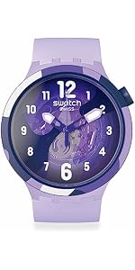 Amazon.co.jp: [スウォッチ] 腕時計 MIDNIGHT MODE ミッドナイト
