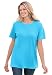 Women's Plus Size Satin-Trimmed Crewneck Thermal Tee
