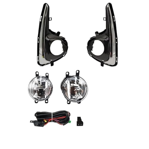 Luz diurna LED Toyota Yaris con faros antiniebla Angel Eyes kit arnés vitz 2018 2020