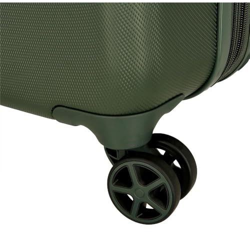 Reebok Franklin Jeu de valises Vertes 55/70 cm Rigide 6,9 kg Fermeture TSA ABS 6,9 kg 109LExtensible Bagages à Main by Joumma Bags, Vert, Talla única, Jeu de valises