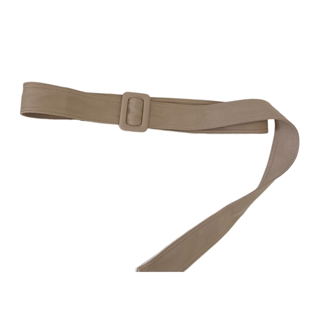 Jiqoe Women's Light Khaki Coat Belt Replacement Trench Coat Belt Overcoat Waist Belt Belt For Trench Coat Men Trench Coat Belt Replacement