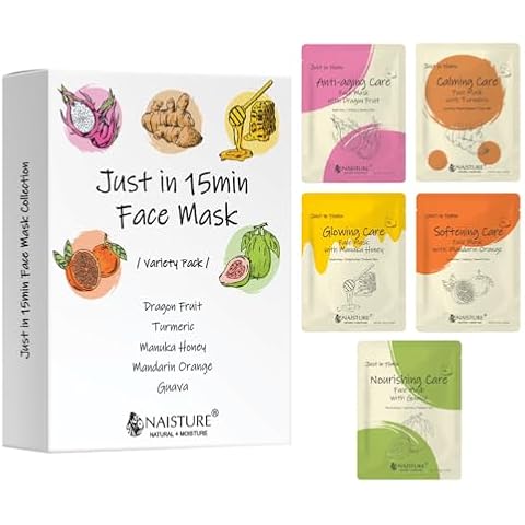 Naisture 15-Minute Facial Sheet Masks Cover