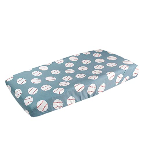 Image of Copper Pearl Premium Knit Changing Pad Cover Soft, Stylish, and Universal Fit for All Standard Diaper Changing Pads, Trendy Design Changing Pad Covers, Slugger