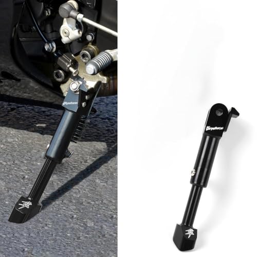 Béquille réglable noire pour Suzuki Hayabusa ajustant la hauteur de votre GSXR 1300