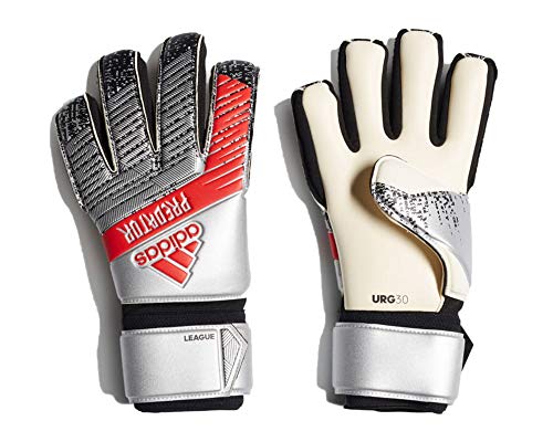 adidas Herren Torwarthandschuhe Predator League, Silver Met./Black, 6.5, DY2604