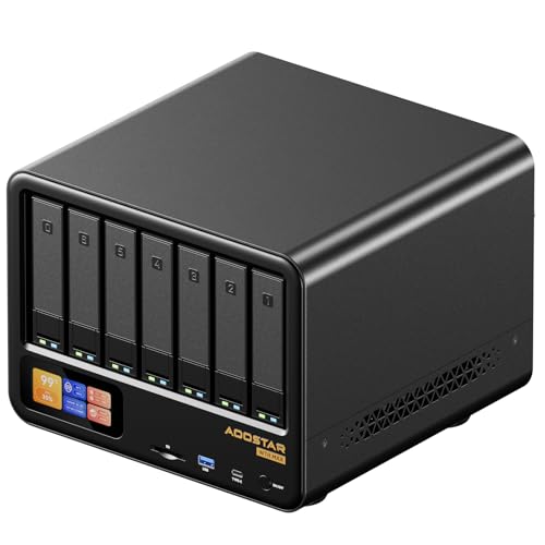 Image of AOOSTAR WTR MAX 6+5 Bays Desktop NAS Barebone， AMD R7 8845HS CPU, 2 * 10GB SFP+ 2.5GB LAN Ports，USB4&Oculink Port，Support ECC RAM, 2*DDR5 5600Mhz Slots，5* M.2 NVME Slots