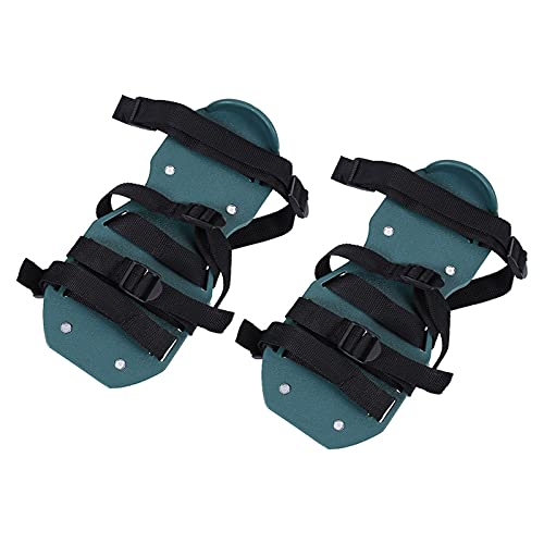 Yosoo Health Gear 1 para wytrzymałych kolców do trawnika sandały z klamrą do napowietrzania trawnika