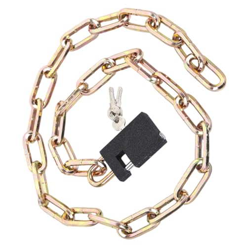 KOMBIUDA Bike Chain Lock Sturdy -Theft Lock for and Scratch Includes Keys Material Versatile for and Motorbikes