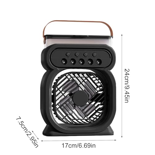 Ventilateur de brume de table rechargeable idéal pour bureau et chambre - 6