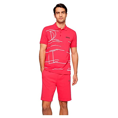 Preisvergleich Produktbild BOSS Herren Paddy 3 Polohemd, Bright Pink673, XL