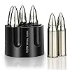 Whiskey Bullets Zilver Reusable whisky stones shaped like bullets Ice Cubes