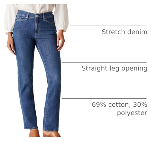 Image of Levi Strauss Signature Gold Women's 03 Essential Mid-Rise Straight Jeans (Also Available in Plus)