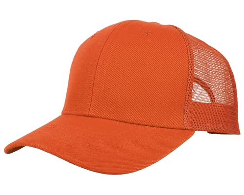 Image of Gelante Mesh Trucker Baseball Cap Snapback Hat Structured Front Panel