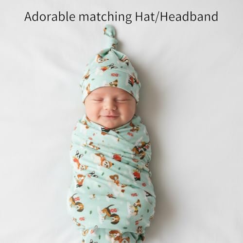 Image of Swaddles for Newborns Baby Blanket Set Ultra-Soft 95% Bamboo Viscose Baby Swaddle for 0-3 Months | Newborn Essentials Must Haves Bamboo Viscose Swaddle Blankets
