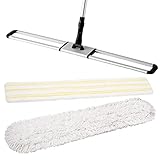 CLEANHOME 36' Commercial Dust Mops for Hardwood, Marble, Tiles Floor Cleaning-Heavy Duty Industrial...