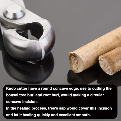 Tianbonsai Bonsai Knob Cutter Round Edge Cutter Professional Grade Branch Cutter Alloy Steel Bonsai Tools Equip With Tool Bag thumb #2