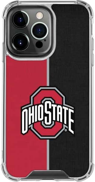 Skinit Clear Phone Case Compatible with iPhone 15 Pro - Officially Licensed Ohio State University The Ohio State Buckeyes Design