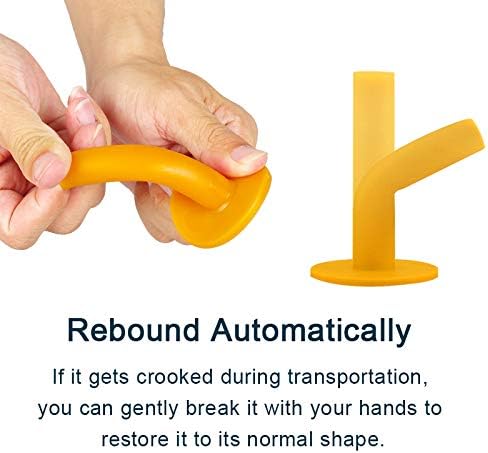 review jop 3pcs Upgraded Reusable Rubber Golf Tees, Soft Elastic Golf Tee Holder for Practice and Driving Range Mats, Durable, Stable, Indoor and Outdoor