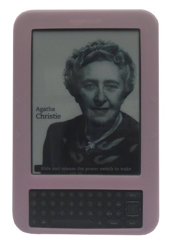 Ishoppingdeals - Pink Amazon Kindle 3 E-Book Reader Silicone Rubber Skin Case Plus Amazon Kindle 3G Screen Protector #TOP27