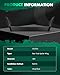 Rear Spoiler Wing for Mitsubishi Lancer Evolution EVO 7 8 9 2003-2007, Trunk Lip Spoiler Wing Black Bolt-on Mount